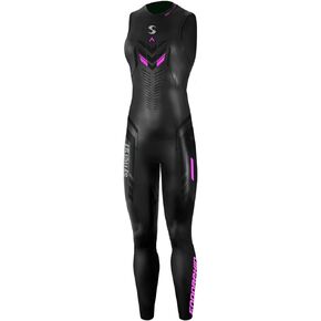 بذلة Synergy Triathlon 5/3 مم - إندورفين نسائي طويل بدون أكمام من النيوبرين الناعم للسباحة في المياه المفتوحة ومعتمد من USAT