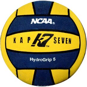 KAP7 Size 5 HydroGrip Water Polo Ball (NCAA and NFHS Official), Yellow/Navy in Kuwait