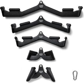LAT Pulldown Attachments, Cable Machine Attachment, Cable Attachments for Gym, Tricep Pull Down Attachment, Tricep Bar, Curl Bar, T Bar Row Attachment, LAT Pull Down Bar