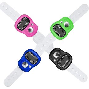 Electronic Finger Counter,5 Digit LCD Electronic Digital Display Finger Hand Tally Counter Counting for Golf,Goods Counting,Lap & Knitting