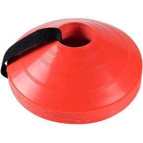 Super Z Outlet Bright Orange Round Cones Sports Equipment for Fitness Training (20 Pack)