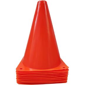 7 Inch Plastic Sport Training Traffic Cone 10 Traffic Safety Cones Sign Sport Soccer Football Training Cones