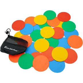 4inch Mini Floor Spot Markers for Classroom Preschool and Kindergarten (Set of 30pcs)