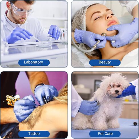 JMU Nitrile Exam Gloves Medium,200 Count Nitrile Disposable Gloves, 3.5 Mil Nitrile Gloves Food Safe Latex Free in Saudi Arabia