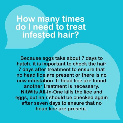 NitWits All-in-One Head Lice Treatment Spray, Kills Nits & Eggs, Includes Lice Spray 120ml & Nit Comb in Saudi Arabia
