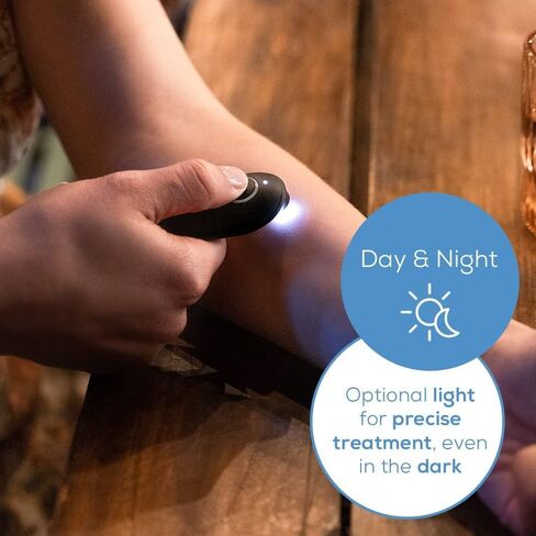 Beurer BR90 Insect Sting and Bite Relief with Light, Chemical-Free Bug Bite Healer for Day and Night, Electronic Heat Device for After Mosquito Bites to Ease Itching and Swelling in Saudi Arabia