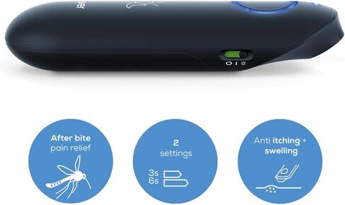 Beurer BR90 Insect Sting and Bite Relief with Light, Chemical-Free Bug Bite Healer for Day and Night, Electronic Heat Device for After Mosquito Bites to Ease Itching and Swelling in Saudi Arabia