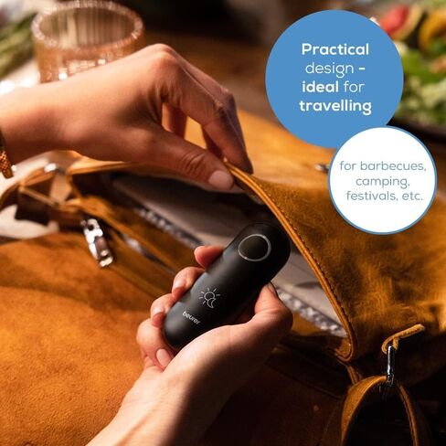 Beurer BR90 Insect Sting and Bite Relief with Light, Chemical-Free Bug Bite Healer for Day and Night, Electronic Heat Device for After Mosquito Bites to Ease Itching and Swelling in Saudi Arabia