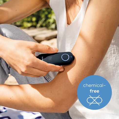 Beurer BR90 Insect Sting and Bite Relief with Light, Chemical-Free Bug Bite Healer for Day and Night, Electronic Heat Device for After Mosquito Bites to Ease Itching and Swelling in Saudi Arabia