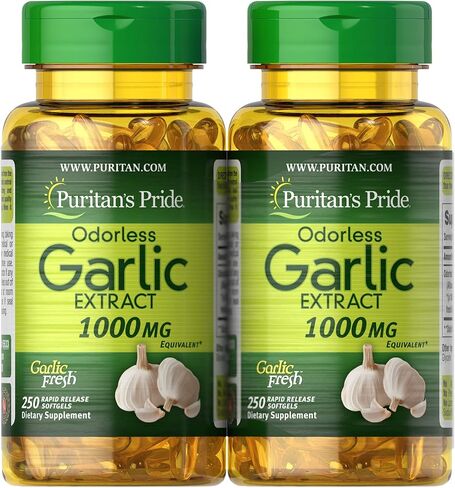 Puritan's Pride Odorless Garlic 1000 Mg, 100 Total Count in Saudi Arabia
