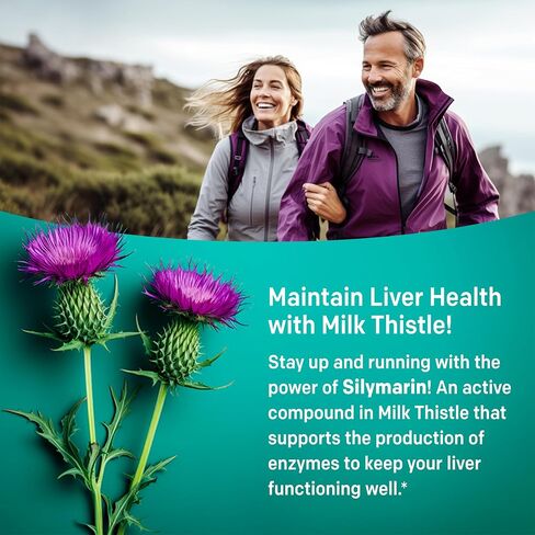 32-in-1 Liver Supplement with Milk Thistle and Dandelion Root - Liver Detox and Cleanse with Artichoke Extract and Beetroot Powder for Liver Support - Active Liver Health Formula with 1426 mg (90ct) in Saudi Arabia