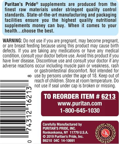 Puritan's Pride Red Yeast Rice 600 Mg, 240 Count, Red yeast rice powder, gelatin. Contains <2% of rice flour, silica, vegetable magnesium stearate in Saudi Arabia