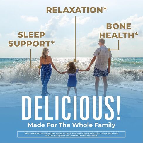 Nighttime Liquid Multimineral Sleep Supplement | Sugar Free | Calm Magnesium Citrate Sleep | NO Melatonin | Calcium Magnesium Zinc | Available in 4 Flavors | Vegan | Gluten Free | 15 Servings in Saudi Arabia