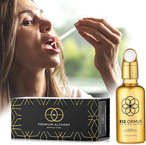 Ormus Monoatomic Gold x12-4 fl. oz. (100 ml) - Crafted with 24k Gold & Rare Salts for Supreme Alchemical Potency in Saudi Arabia