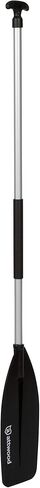 Attwood 11765-1 Canoe Paddle, Aluminum and Plastic, 5-Feet Long, Black Blade, Ergonomic Grip in Kuwait