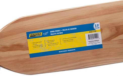 Seachoice Wood Paddle, New Zealand Construction, Wide Top Hand Grip, Clear Finish, Various Sizes in Saudi Arabia