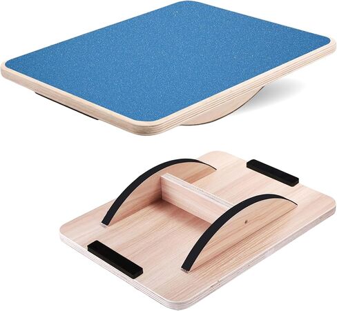 Yes4All 350LBS Professional Wooden Balance Board for Physical Therapy, Anti-Slip Rocker Board, Wobble Board for Standing Desk in Saudi Arabia