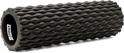 Textured Foam Rollers for Muscle Massage – HIGH-Density [Firm] Back Foam Roller for Back Pain Relief & Muscle Recovery in Legs & Arms – Hollow Foam Roller for Muscle Exercises by PowX, 5.5x17.7 in. in Kuwait