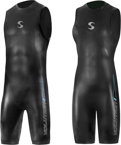 بذلة Synergy Triathlon 3/2 مم - Volution بدون أكمام Quick John Smoothskin النيوبرين للسباحة في المياه المفتوحة الرجل الحديدي وUSAT معتمد in Kuwait