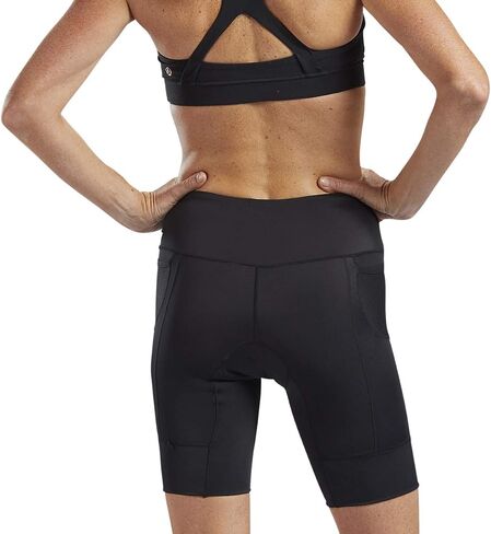 Zoot Women’s Core 8-Inch Tri Shorts, Quick Dry Performance Triathlon Short with Cycling Chamois Pad, Pockets & UPF 50+ Fabric in Kuwait