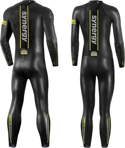 Synergy Triathlon Thermal Wetsuit 5/3mm - Endorphin Full Sleeve Smoothskin Neoprene for Open Water Swimming in Saudi Arabia