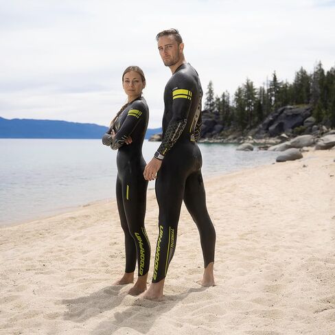 Synergy Triathlon Thermal Wetsuit 5/3mm - Endorphin Full Sleeve Smoothskin Neoprene for Open Water Swimming in Saudi Arabia