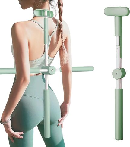 مجموعة مصحح وضعية اليوغا - تصميم قابل للسحب لتصحيح الحدباء للبالغين والأطفال، أداة تمدد ومصحح الوضعية - تعزيز مرونة الوضعية وتصحيحها in Kuwait