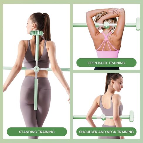 مجموعة مصحح وضعية اليوغا - تصميم قابل للسحب لتصحيح الحدباء للبالغين والأطفال، أداة تمدد ومصحح الوضعية - تعزيز مرونة الوضعية وتصحيحها in Kuwait