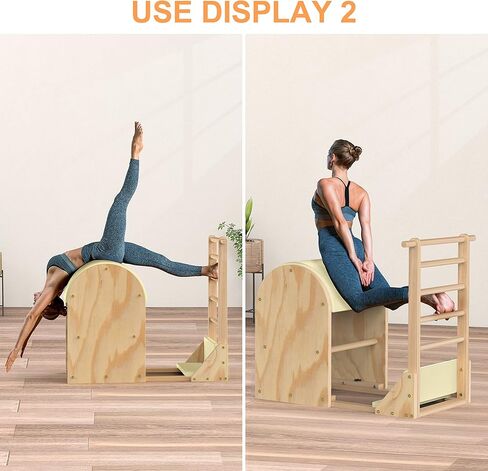 Pilates Barrel, Pilates Spine Corrector is Designed for People who Work in Offices, Pilates Arc Corrects Posture, Relaxes, Stretches, and Stretches to Make The Spine Soft and Supple- Sturdy Solid in Kuwait