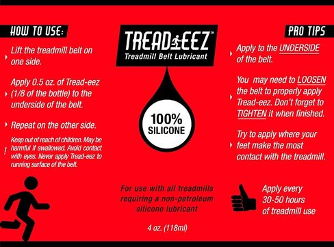GSM Brands Treadmill Belt Lubricant - 100% Silicone Acrylic Pouring Oil - Elliptical Exercise Machine Lube (4 oz Size) in Saudi Arabia