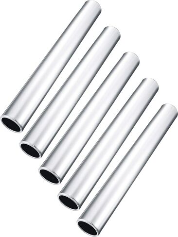 Zhehao Relay Baton Track Baton الألومنيوم هراوات السباق الميدانية عصا الجري للطلاب مكتب كلارك أدوات السباق الميدانية في الهواء الطلق، 5 قطع (ذهبي فضي أحمر أخضر أزرق) in Saudi Arabia