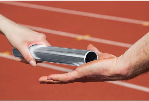 Zhehao Relay Baton Track Baton الألومنيوم هراوات السباق الميدانية عصا الجري للطلاب مكتب كلارك أدوات السباق الميدانية في الهواء الطلق، 5 قطع (ذهبي فضي أحمر أخضر أزرق) in Saudi Arabia