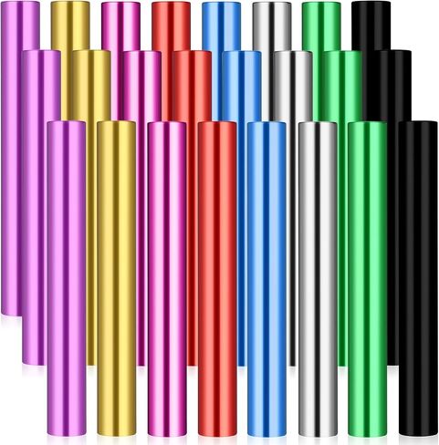 24 Pcs Relay Baton Aluminum Field Track Baton for Students Office Outdoor Running Practice Athlete in Saudi Arabia