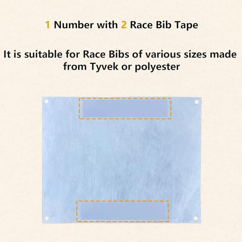 UISKOOPW Race Bibs Running Numbers Bibs Tape Instead Racing Running Race bib Clips Magnets pins Track Bib Numbers for Tryouts Audition Numbers Tape for Marathon Runners Events Sports Games in Kuwait
