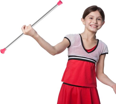 6 Pieces Twirling Batons Unisex Kids' Gymnastics Twirling Baton Dance Baton for Kids Girls Talent Shows, Artistic Dancing, Baton Twirling, Pink, White, Purple in Saudi Arabia
