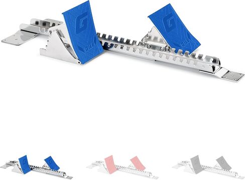دواسات من الألومنيوم المصبوب بطول 8 بوصات من Gill Athletics S2 - مصممة للمنافسة على المضمار والميدان عالية المستوى - تتميز الدواسات بأربعة تعديلات للزاوية - تتضمن مسامير هرمية مقاس 1⁄2 بوصة in Kuwait