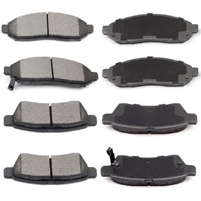 Front Rear Ceramic Brake Pad Fit For Nissan Frontier 2005-2022,For Nissan Xterra 2005-2015,For Suzuki Equator 2009-2012