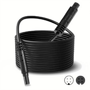 4-Pin Backup Camera Extension Cable - Heavy-Duty Pure Copper Shielded Wire for Dash Cam and Rear View Cameras (4Pin-3.3Ft)