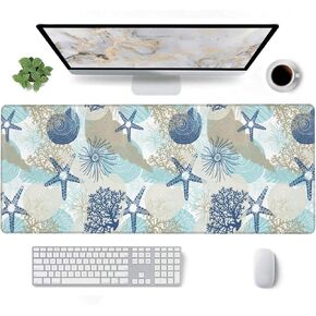Large Mouse Pad Gaming Mousepad Funny Cute Big Table desktap Laptop Computer Mat Non-Slip Rubber Base Stitched Edges Keyboard for Work,Game,Office,Home 31.5x12 Inch