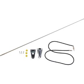 Omix | 17213.02 | Antenna Base, Black | OE Reference: 82200683 | Fits 1976-1995 Jeep CJ5 / CJ7 / CJ8 Scrambler / Wrangler YJ
