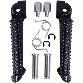 مسند قدم أمامي طويل فضي من Footpegs يناسب Yamaha YZFR6 YZF R6 1999-2017 R6S 2003-2008