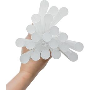 Clear Full Size Hot Glue Sticks, 4.5-Pounds (75-Pack), 0.43-in Diameter x 10-in Long, All Purpose Craft Glue Gun Sticks Bulk for Crafting, Home Décor, DIY, Art