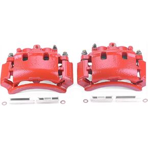Power Stop Rear S4748 Pair of High-Temp Red Calipers For E-, E-250, E-250 Econoline, E-350 Club Wagon, E-350 Econoline, E-350 Econoline Club Wagon, E-350 Super Duty, F-150, F-150 Heri [Model Specific]