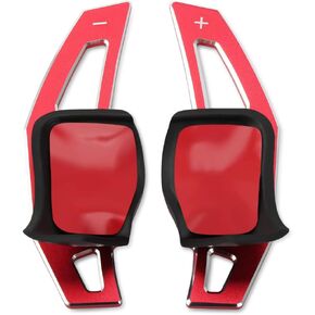 Steering Wheel Shift Paddles Shifters Replacement For VW Golf 5 6 Jetta GTI MK6 R20 CC Scirocco Touareg Eos Sharan Tiguan R36 (Red)