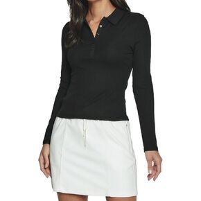 WOSALBA Womens Polo Shirts Fall Clothes for Women Lapel Collared V Neck Long Sleeve Tee Shirt