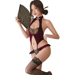 Sexy bikini role-playing anime cross over jumpsuit seductive clothing swimsuit pajamas