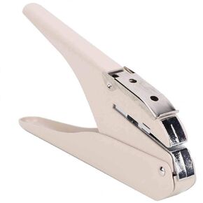 Mushroom Hole Punch, Hole Punch Hole Puncher Loose Leaf Hole Punch, Paper Cutter with Ruler and A Mushroom Hole for School Students, Home and Office(Orange )
