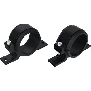Kodilin 50mm Fuel Filter Mounting Bracket, Fuel Pump Clamp Holder Black(2 Pack)