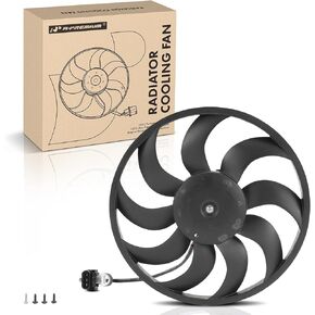 A-Premium Engine Radiator Cooling Fan Assembly Compatible with Select Chevrolet Models - Sonic 2012-2018 - Replace# 13335181, 95080111