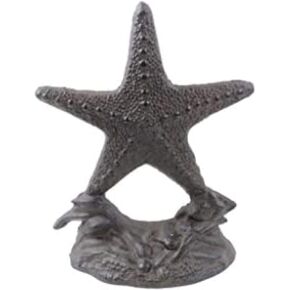Cast Iron Starfish Door Stopper 11" - Sea Decor - Coastal Living